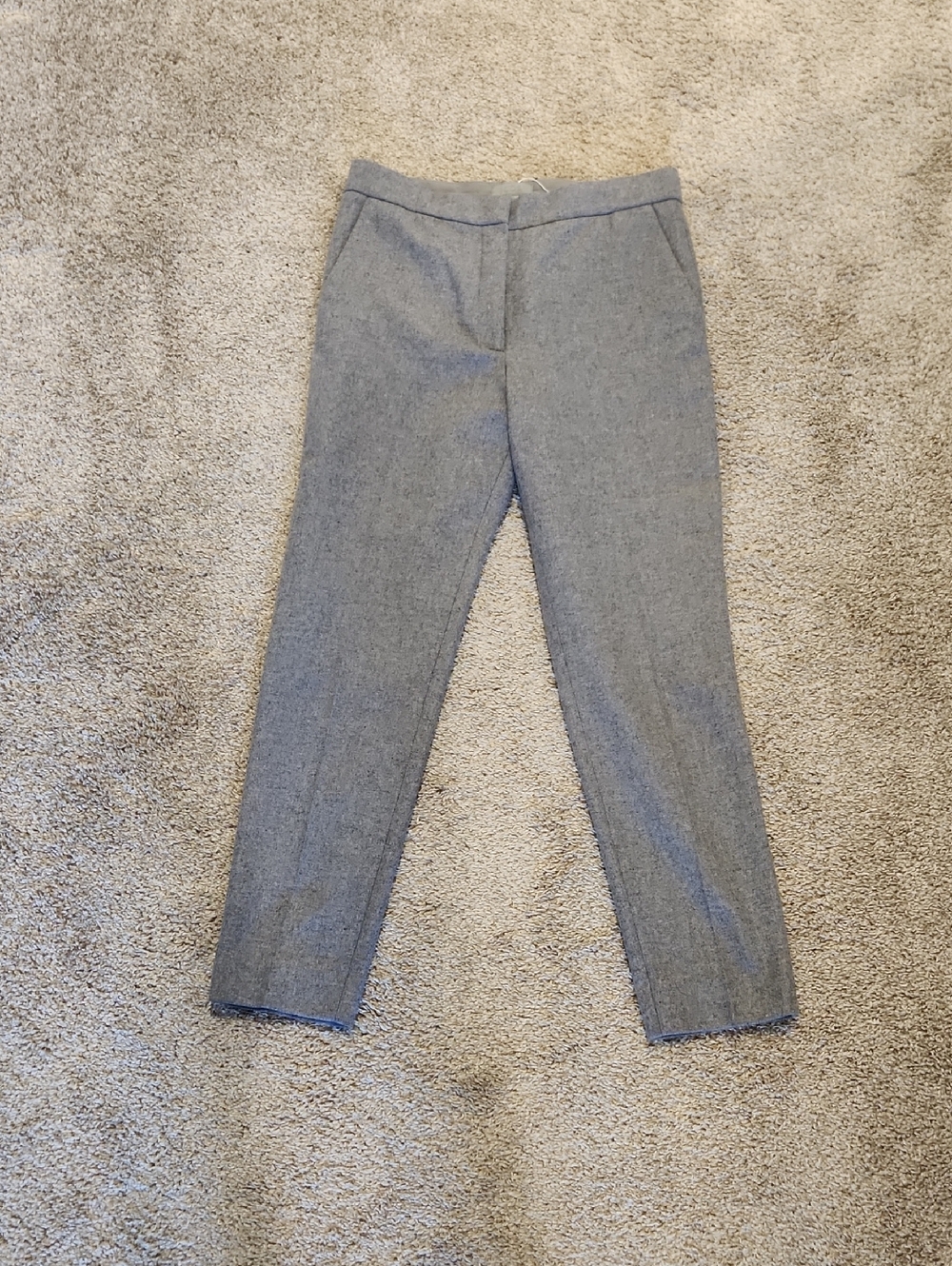 COS Light Gray Wool Blend Trousers